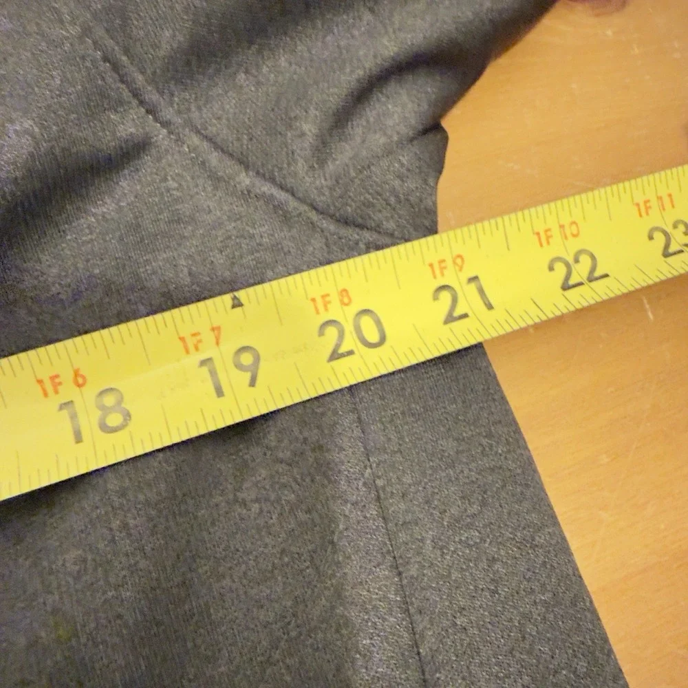 The North Face Men's Full Zip Lightweight Softshell Dark Gray Jacket Size Medium